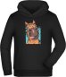 Preview: Hoodie Kids Hooded Sweater - funny horse head with tongue i153